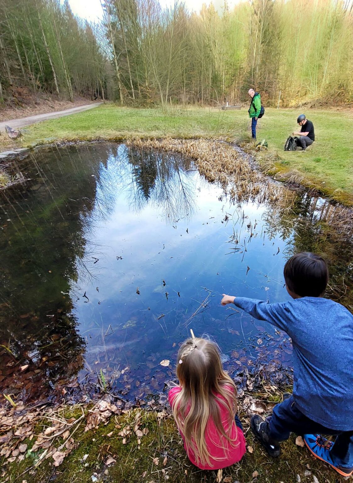 Auf der Römerstraße zum "Räuberlager" südlich von München