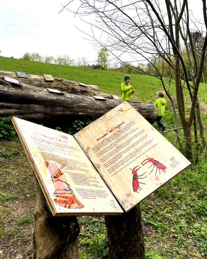 Natur-Erlebnispfad Altoetting Gries Totholz Familienausflug